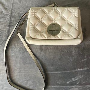Kate Spade creme beige leather crossbody purse